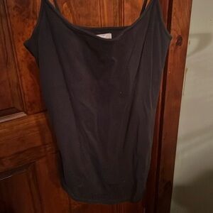 Aerie American Eagle black tank top with built in shelf bra Medium
